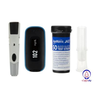 AgaMatrix  blood sugar test device with 100 test strips