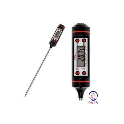 Digital liquid thermometer bar