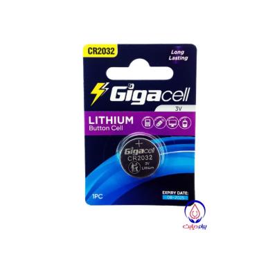 Gigacell lithium coin battery model Cr2032